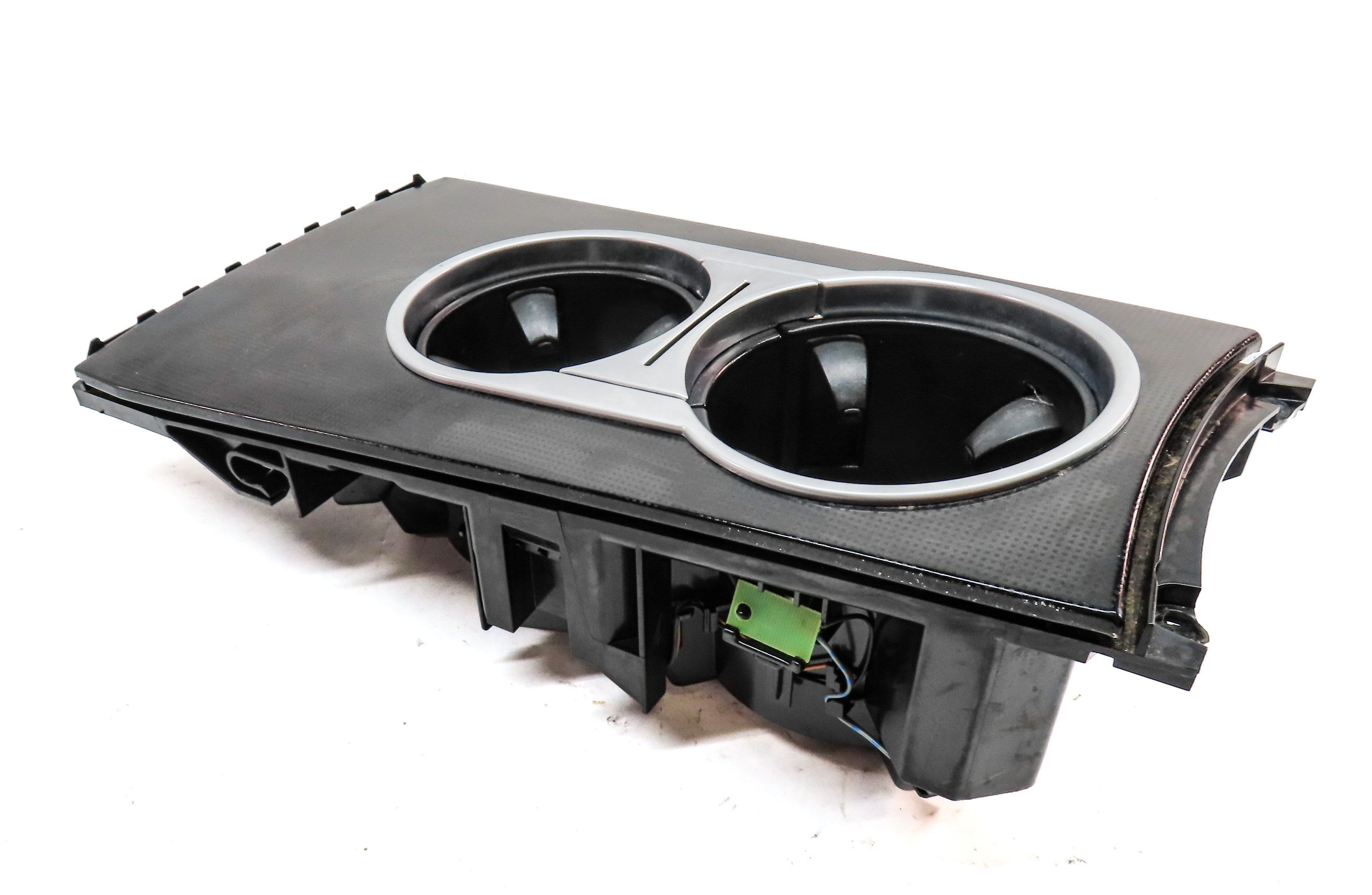 2006 MERCEDES ML350 (W164) FRONT CENTER CONSOLE DUAL CUPHOLDER ASSEMBLY (BLACK) — exact item pictured